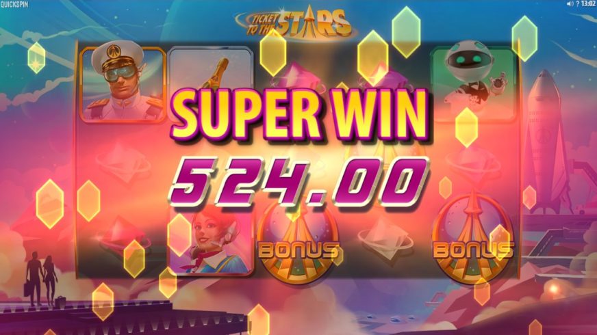 Ticket to the Stars slot screen 7