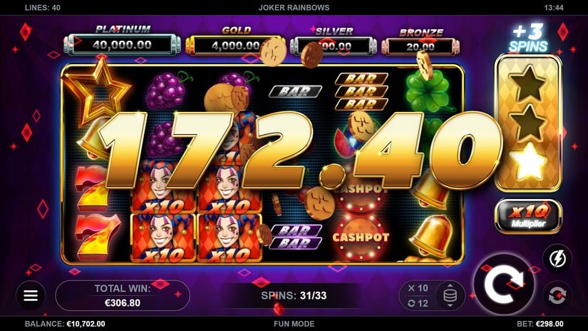 Joker Rainbows slot screen 7