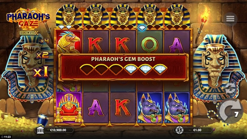 Pharaoh’s Gaze DoubleMax slot screen 3