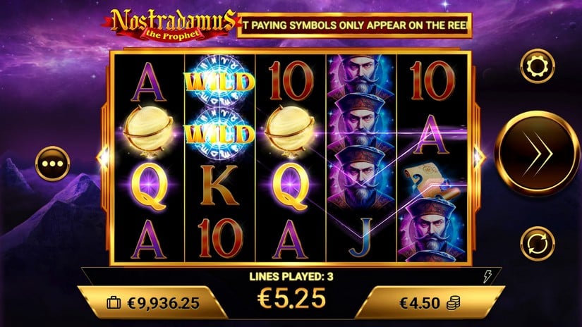Nostradamus: The Prophet slot screen 5