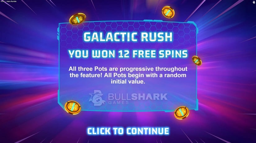 Astro Rumble slot screen 6