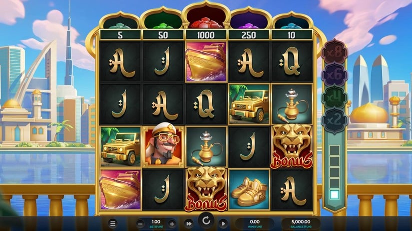 Sultan Spins slot screen 1