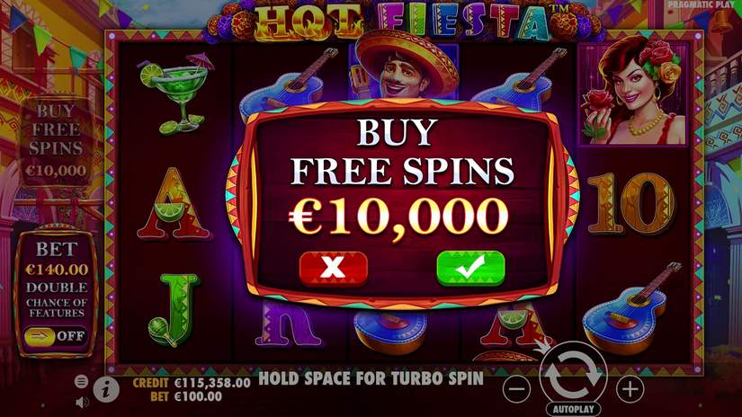 Hot Fiesta slot screen 2