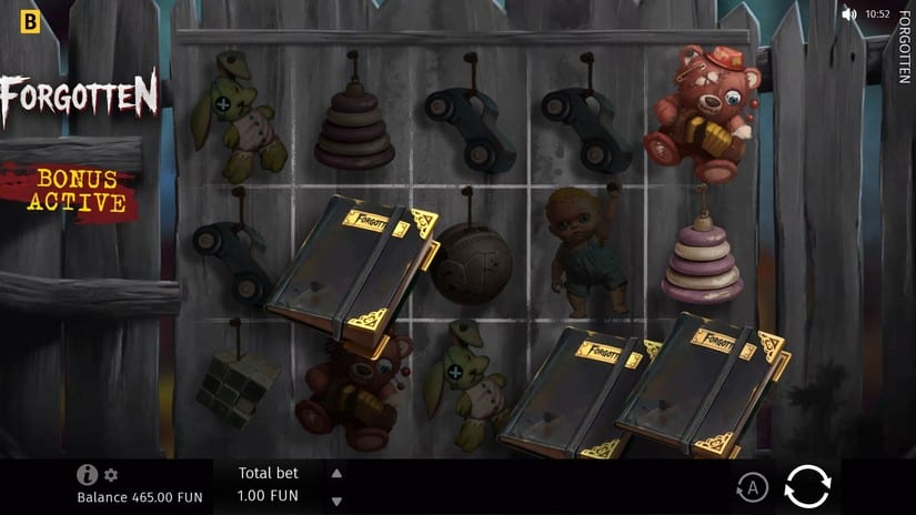 Forgotten slot screen 2