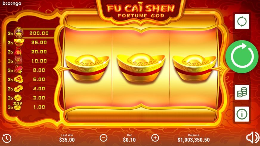 Fu Cai Shen slot screen 2