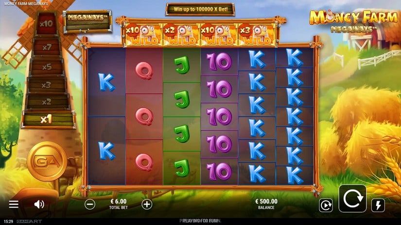 Money Farm Megaways slot screen 1