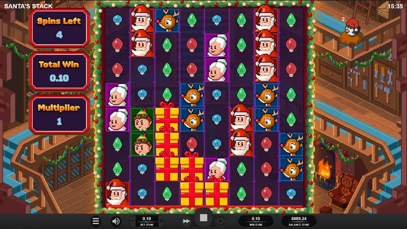 Santa’s Stack slot screen 4