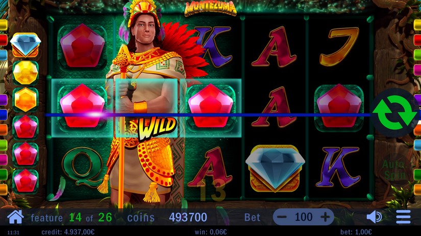 Montezuma slot screen 6