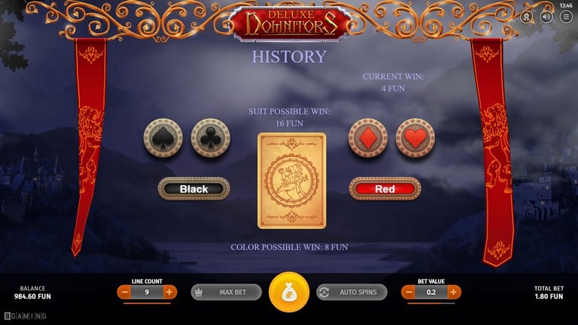 Domnitors Deluxe slot screen 3