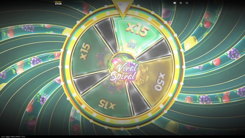 Viral Spiral slot screen 4