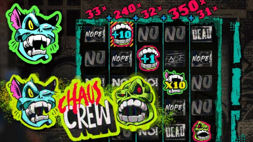 Chaos Crew slot screen 3