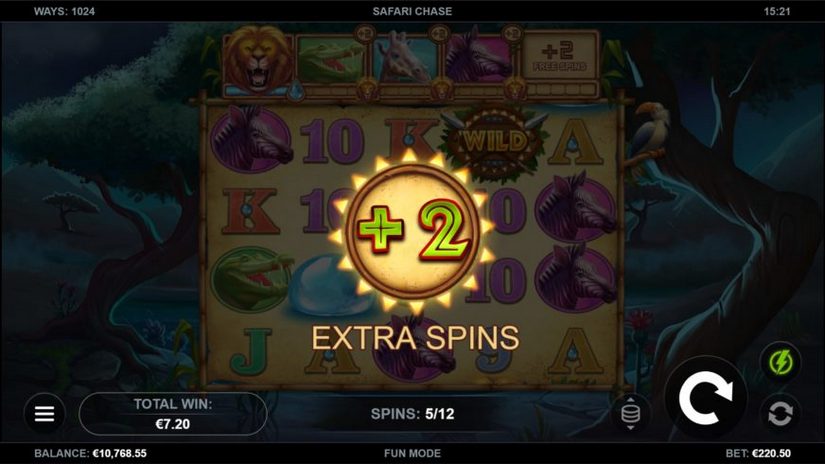 Safari Chase slot screen 5