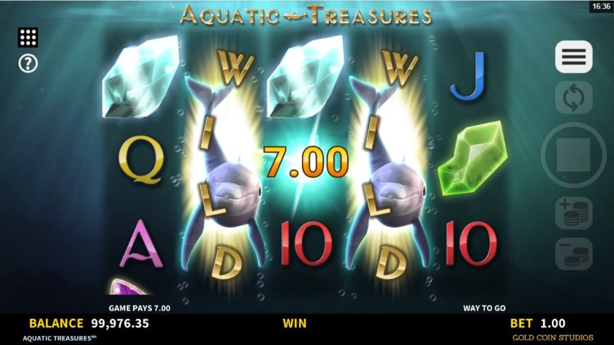 Aquatic Treasures slot screen 2