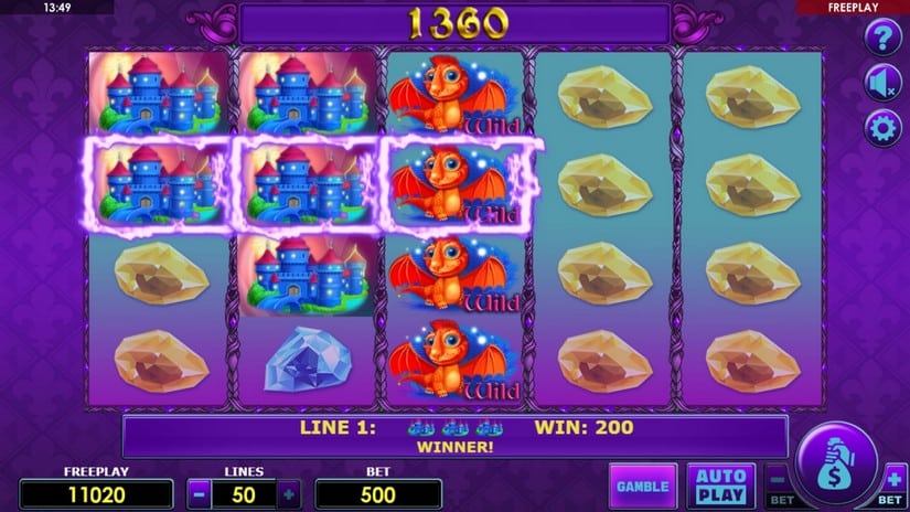 Dragons Mystery slot screen 3
