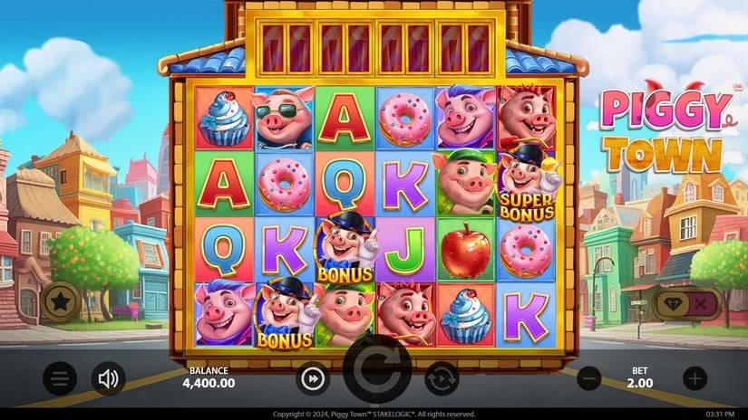 Piggy Town slot screen 2