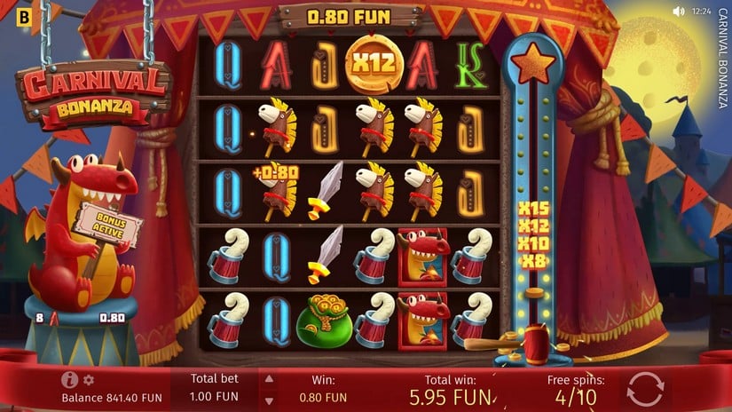 Carnival Bonanza slot screen 4