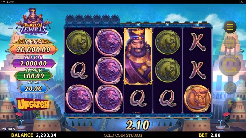 Persian Jewels slot screen 2