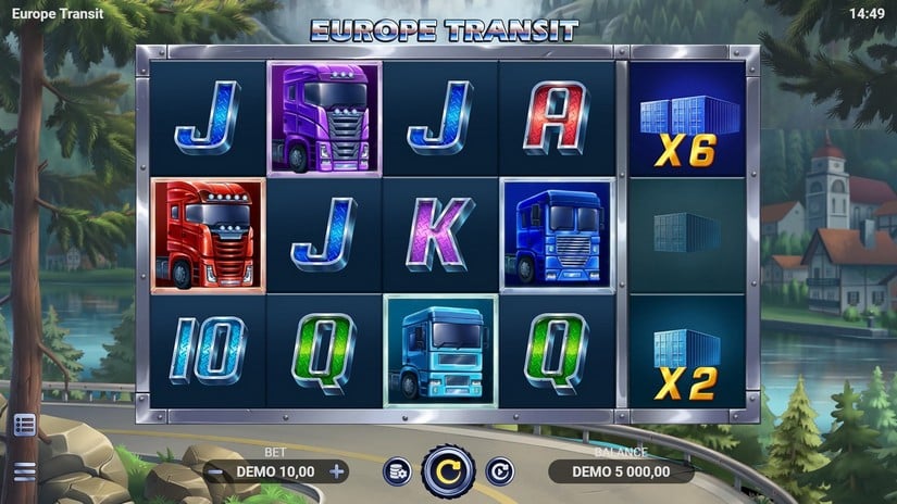 Europe Transit slot screen 1