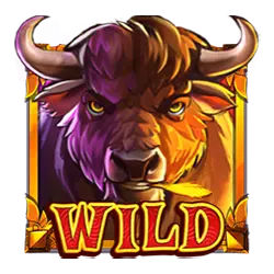 Wild Symbol of Roaming Wild Buffalo Slot