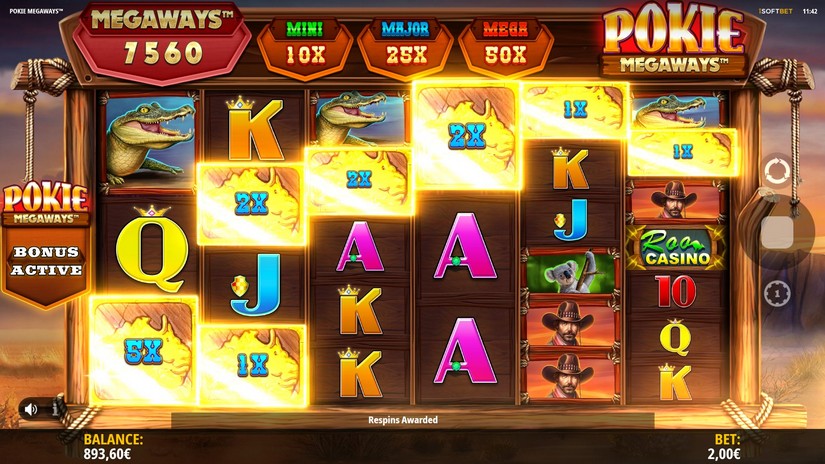 Pokie Megaways slot screen 3