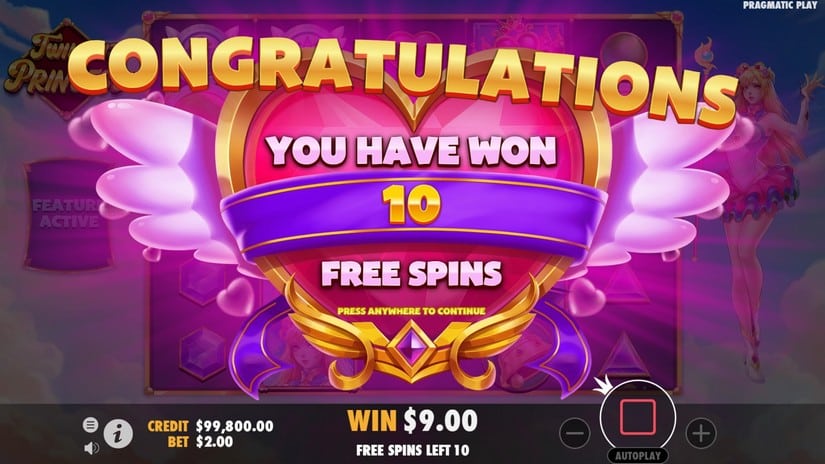 Twilight Princess slot screen 3