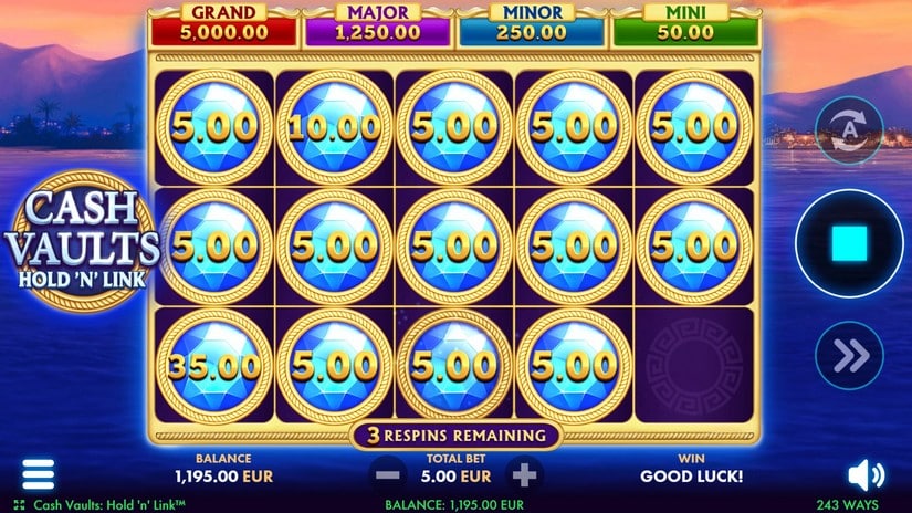 Cash Vault slot screen 4