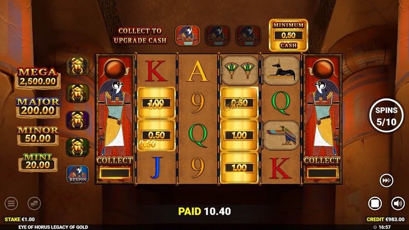 Eye of Hours Legacy of Gold slot screen 6