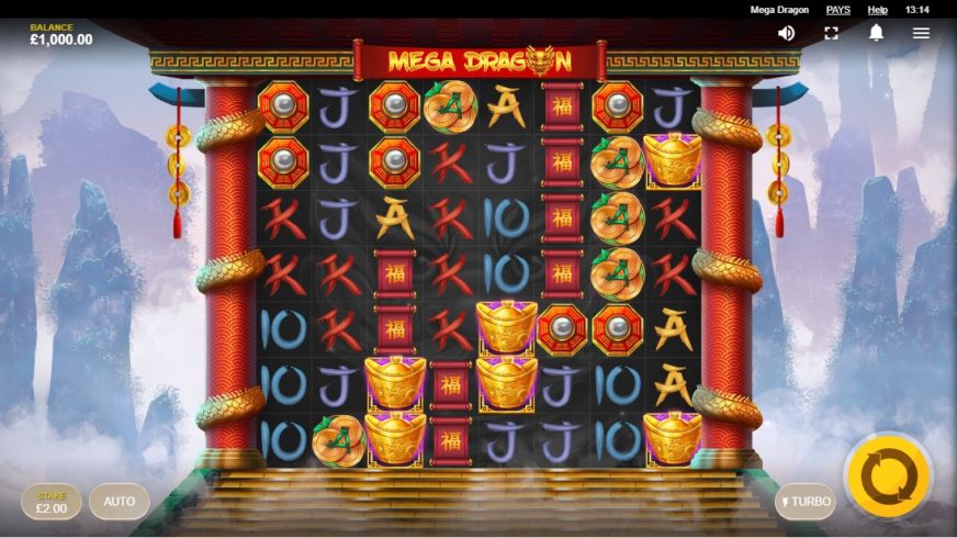 Mega Dragon slot screen 1