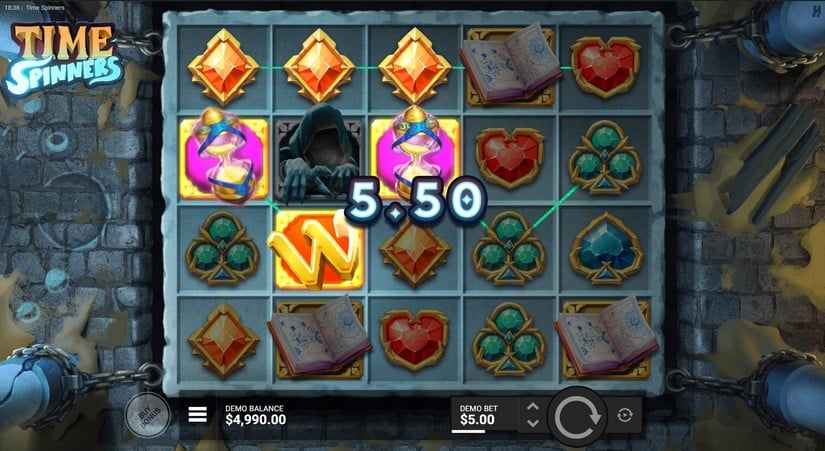Time Spinners slot screen 2