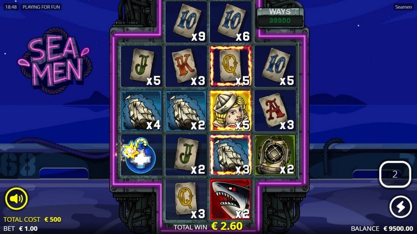Seamen slot screen 4