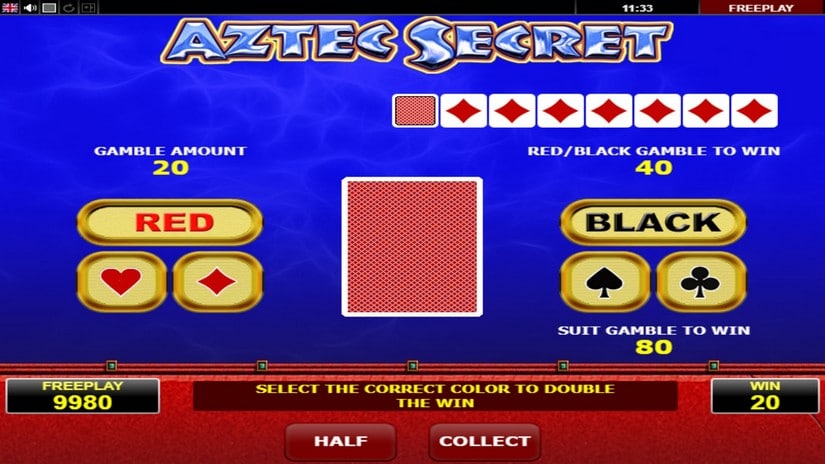 Aztec Secret slot screen 2