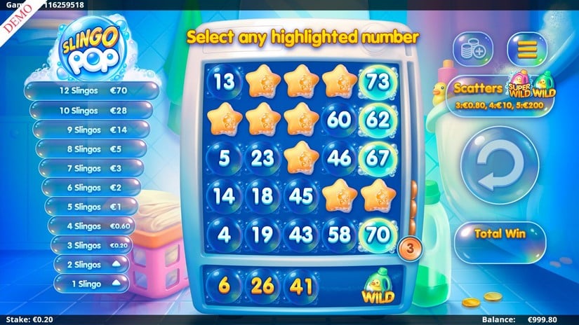 Slingo Pop Arcade slot screen 3