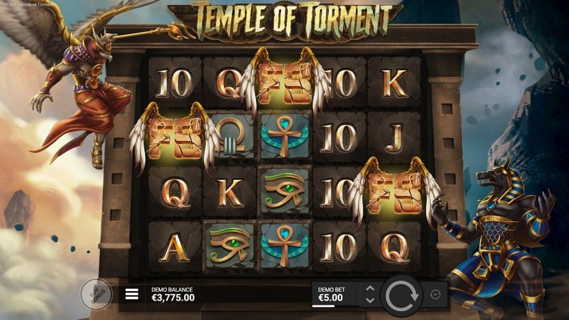 Temple of Torment slot screen 3