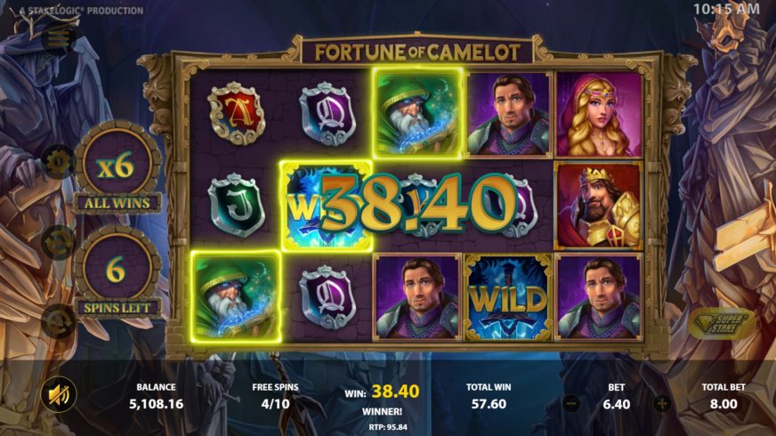 Fortune Of Camelot slot screen 6