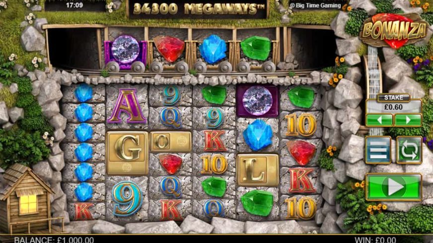 Bonanza slot screen 1