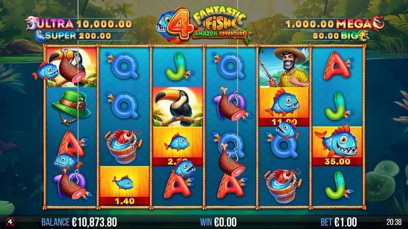 4 Fantastic Fish Amazon Adventure slot screen 5