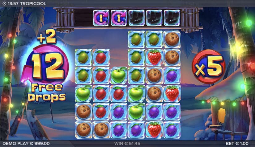Tropicool slot screen 2