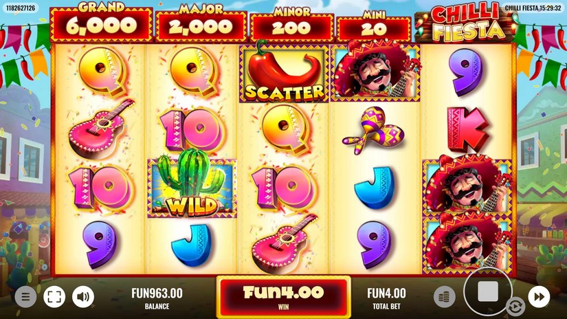 Chilli Fiesta slot screen 2
