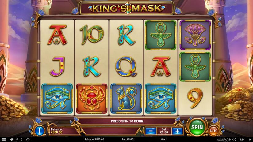 King’s Mask slot screen 1