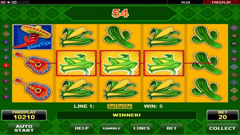 Red Chilli slot screen 4