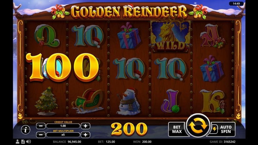 Golden Reindeer slot screen 5