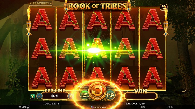 Book Of Tribes slot screen 3