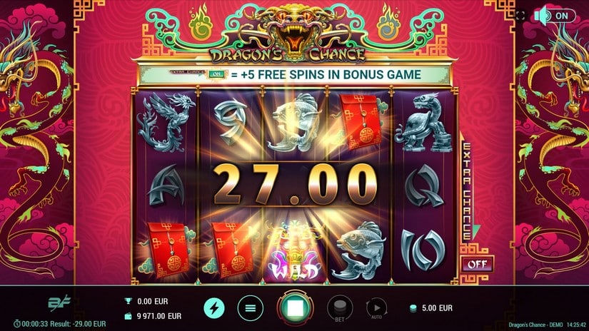 Dragon’s Chance slot screen 2