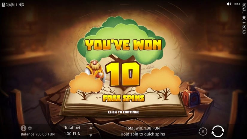 Royal High-Road slot screen 3