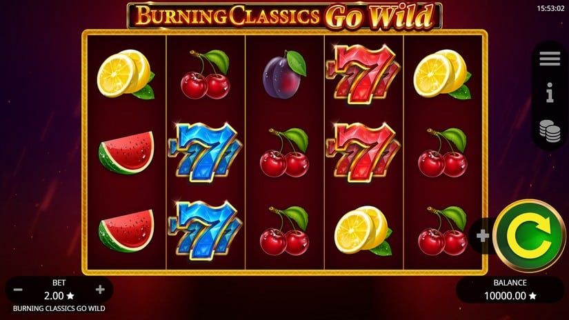 Burning Classics Go Wild slot screen 1