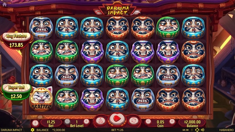 Daruma Impact slot screen 1