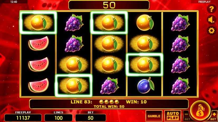 Nicer Dice 100 slot screen 4