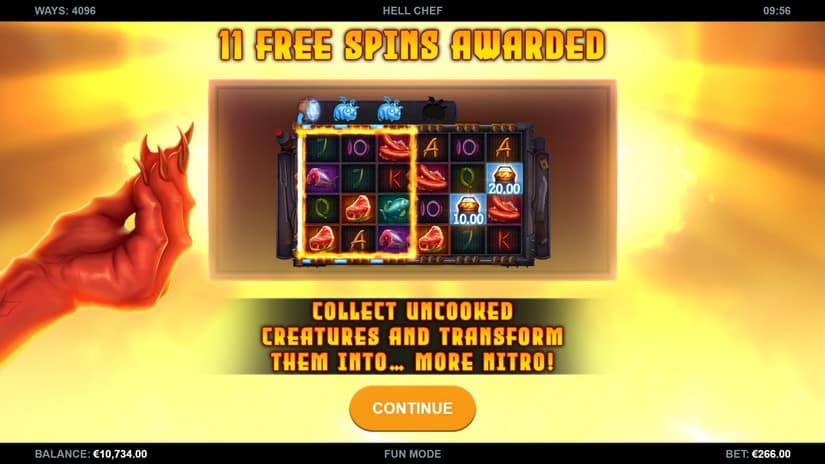 Hell Chef slot screen 2