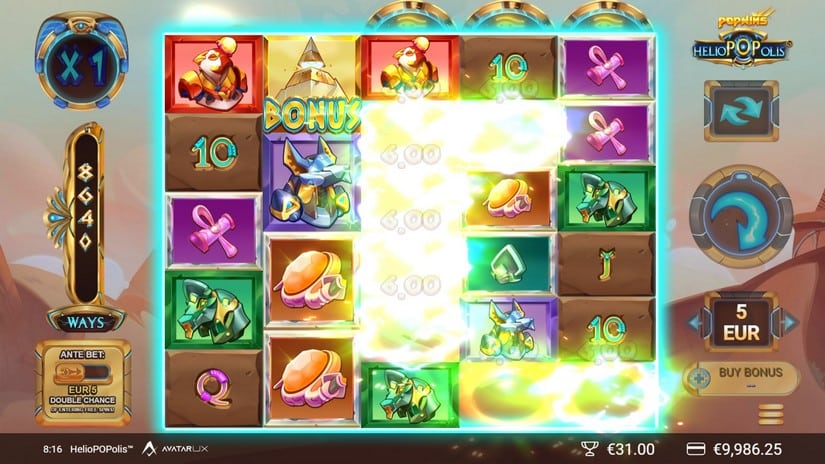 HelioPOPolis slot screen 3