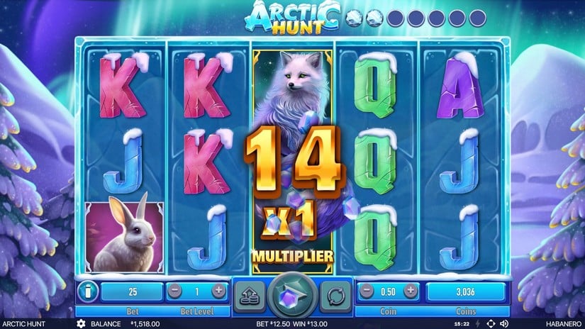 Arctic Hunt slot screen 7